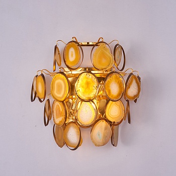 Бра AGATE WALL Yellow by ImperiumLoft
