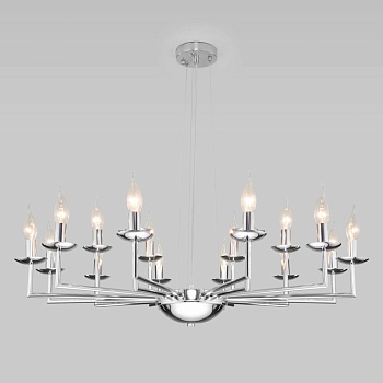 Подвесная люстра Eurosvet 60150/18 хром