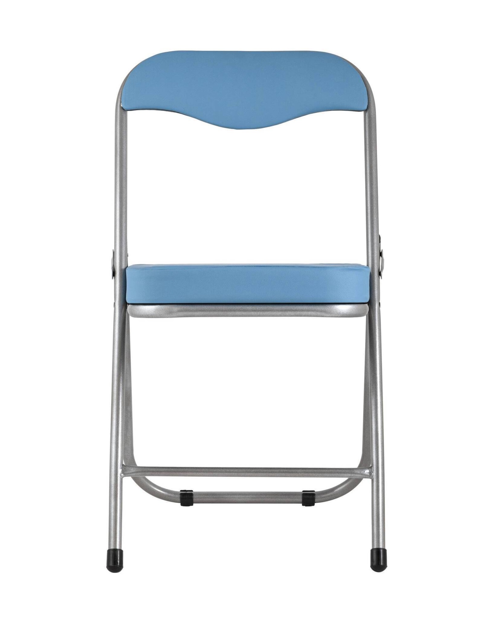 Стул складной ДЖОН металлик, голубой Stool Group