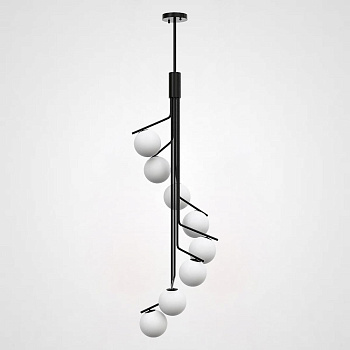 Подвесной светильник SHIRLEY 8 black by ImperiumLoft