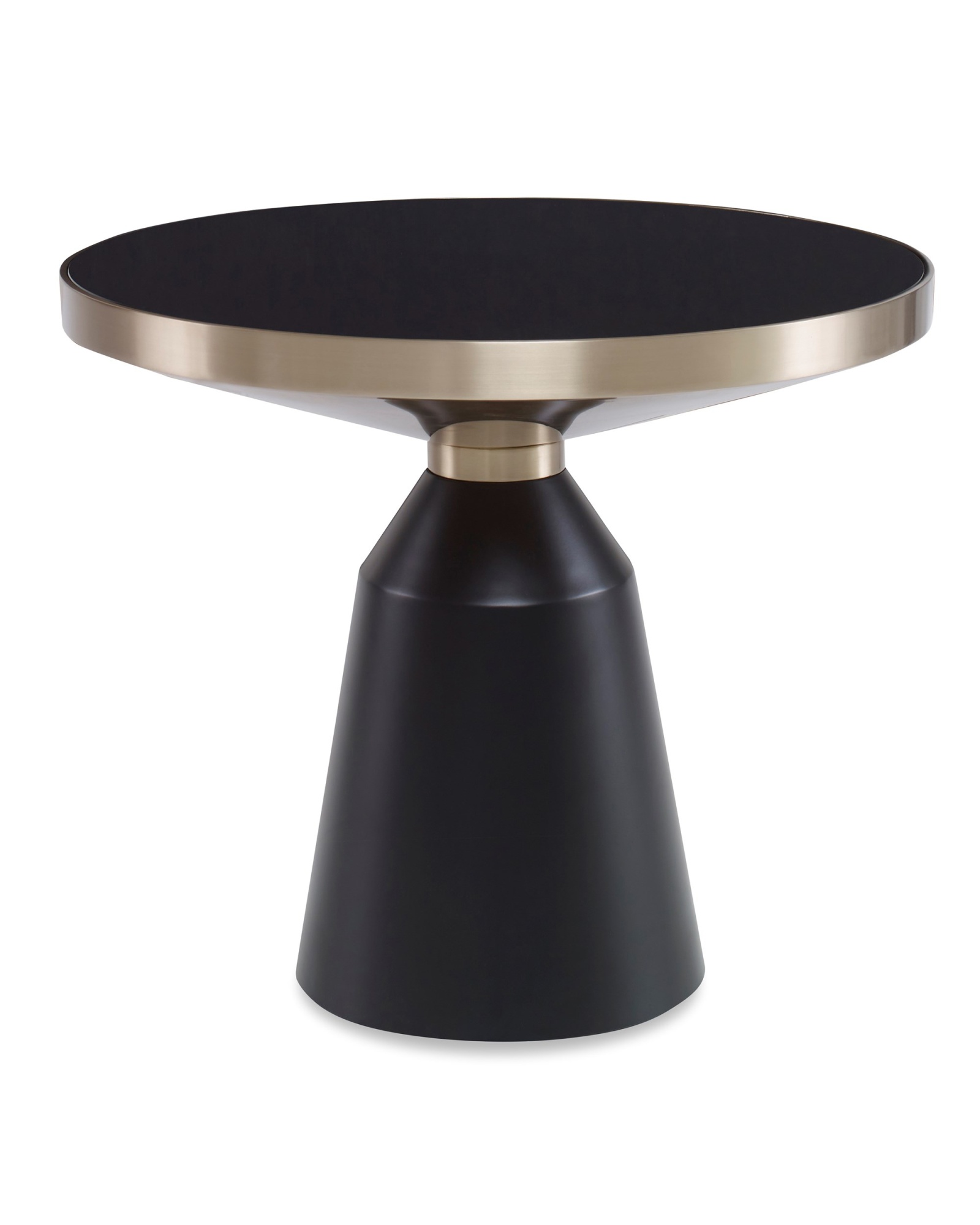 Чёрный журнальный стол Ровена Louvre Home FCT100924RJ