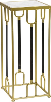 Столик интерьерный с белым мрамором Glasar 54-133