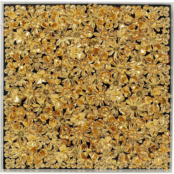 Украшение настенное в рамке Flowers 51441 KARE