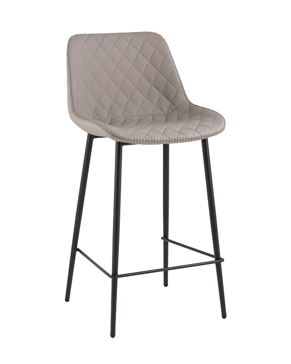 Стул барный Arch экокожа серый Stool Group