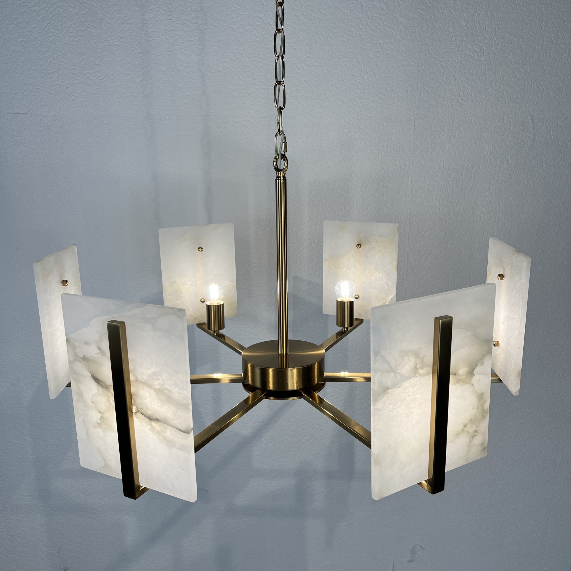 Люстра Marble Square Chandelier By Imperiumloft