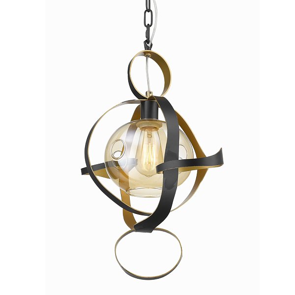 Подвесной светильник Delight Collection P68057S black/gold