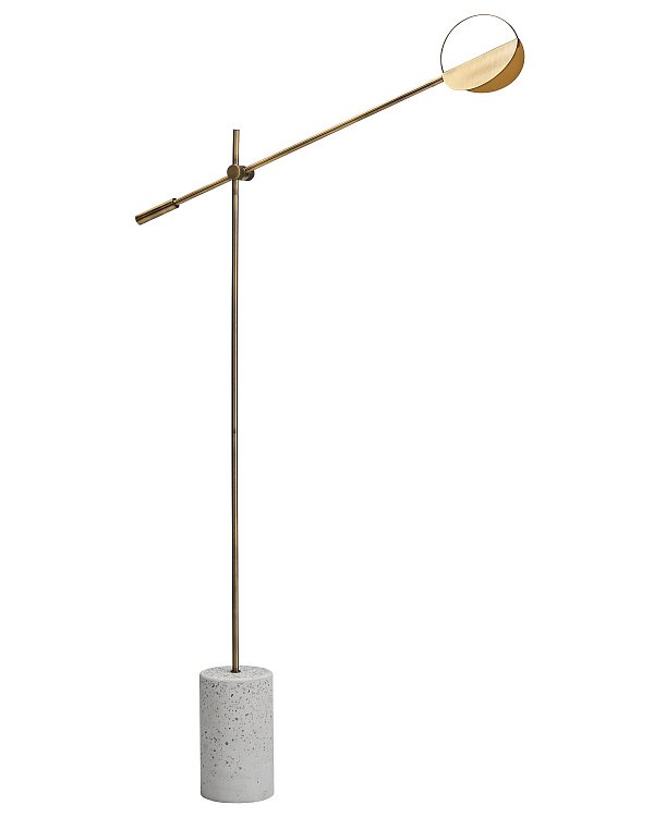 Золотая напольная лампа "Линн" Louvre Home P2589FA