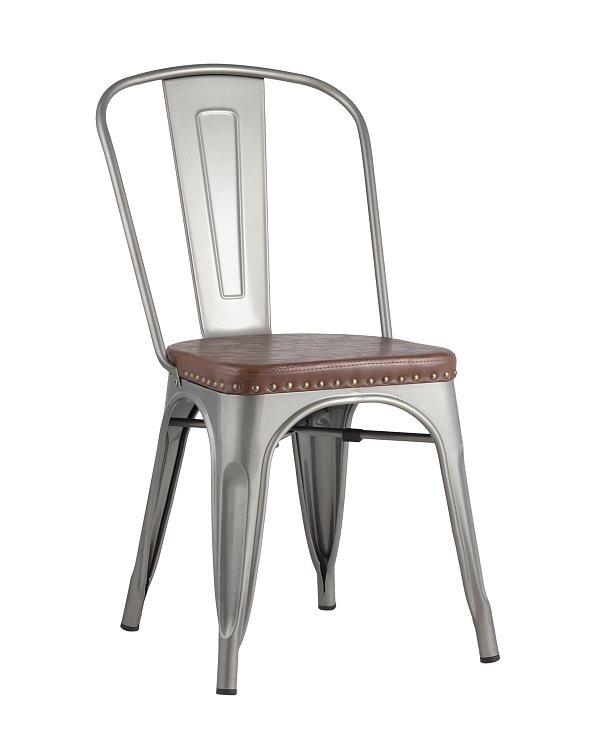 Стул TOLIX SOFT серебристый Stool Group