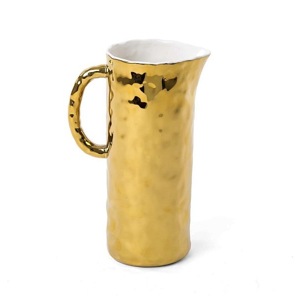 Кувшин Seletti Fingers Porcelain Gold 09936