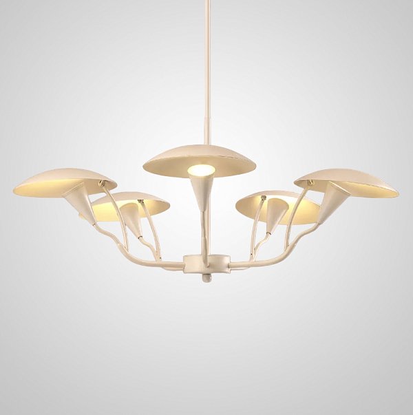 Люстра на штанге SHELT D83 White by ImperiumLoft