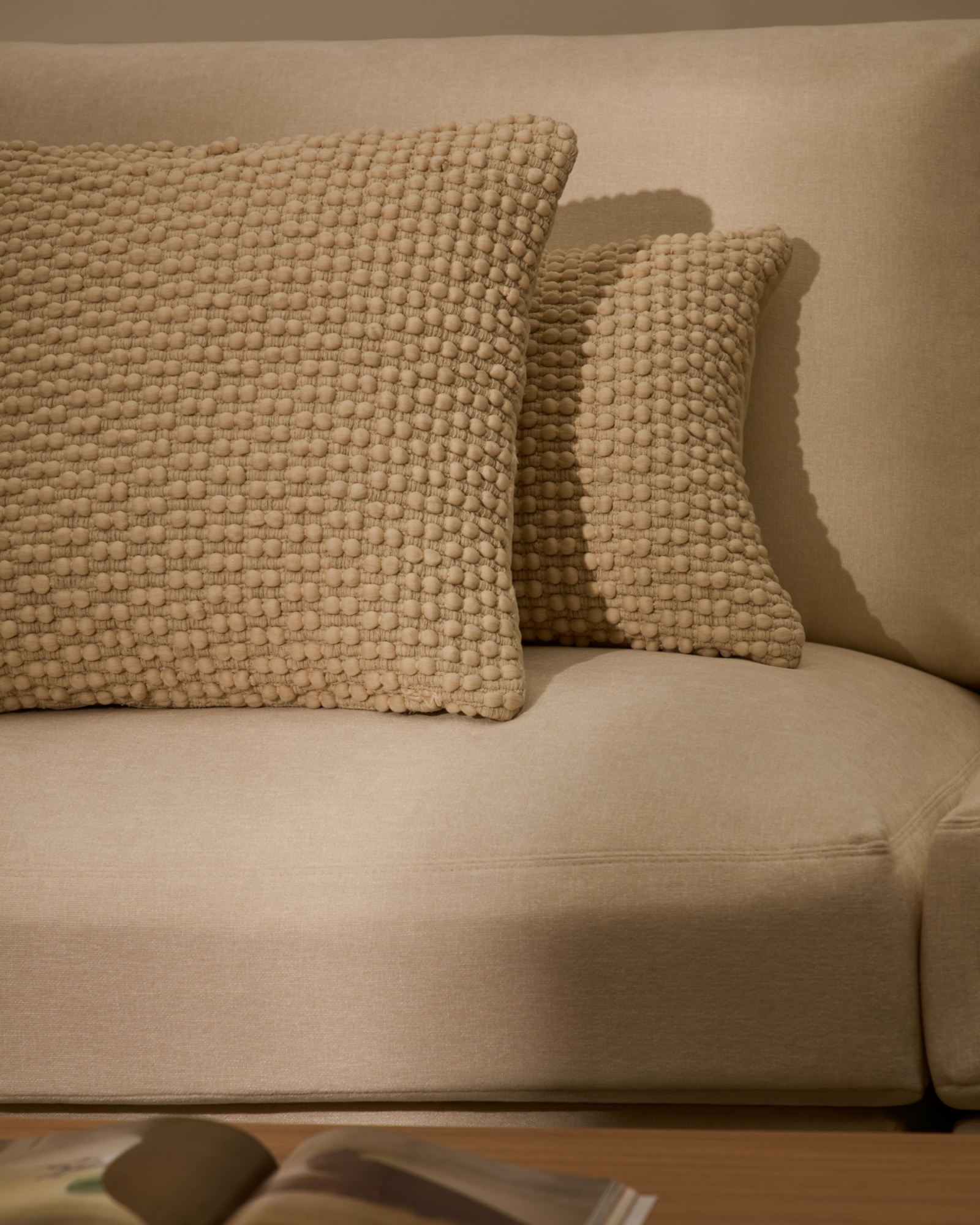 Чехол для подушки Mascarell белый из хлопка 50 x 50 см La Forma (ex Julia Grup)