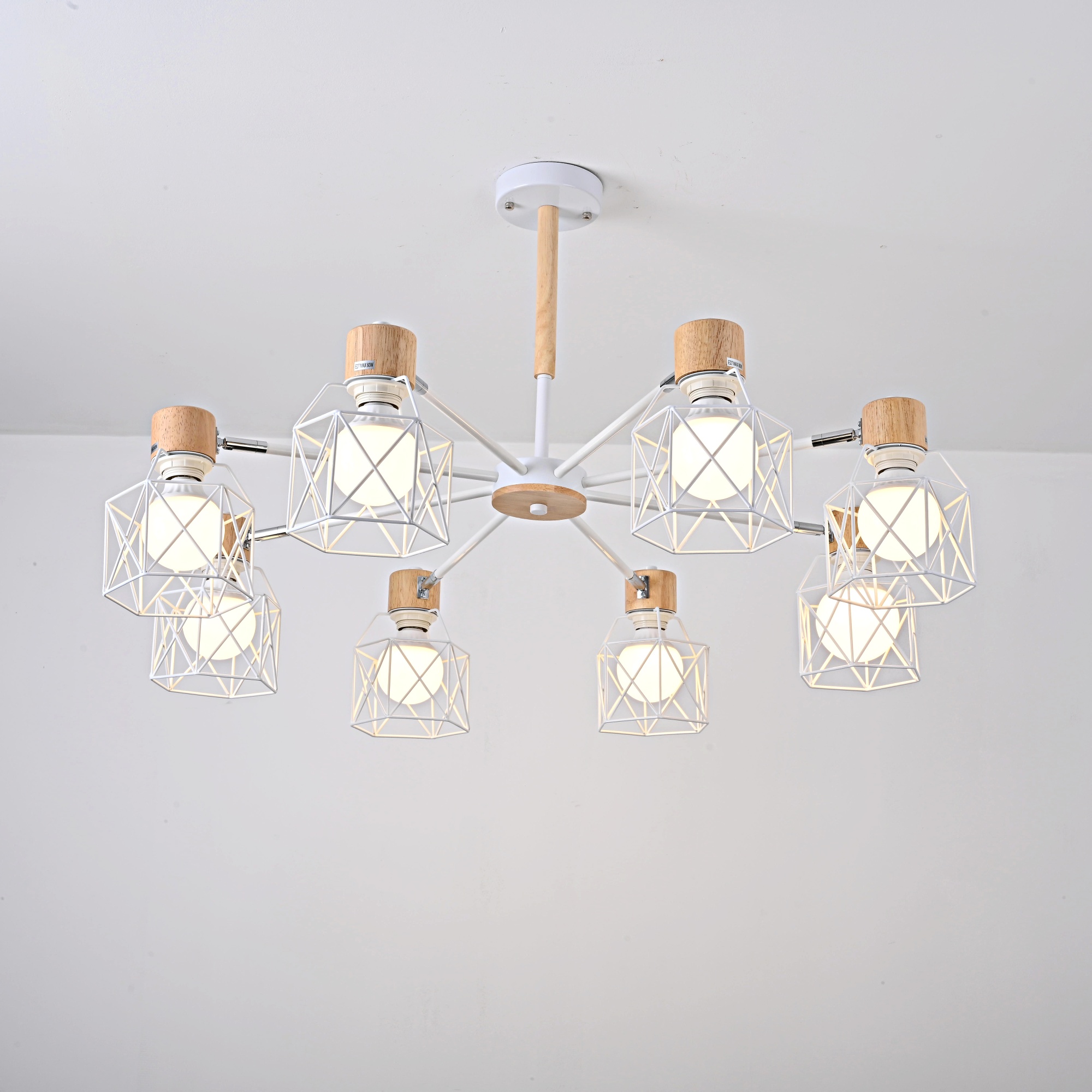 Потолочная Люстра Corf B3 White 8 Lamps By Imperiumloft