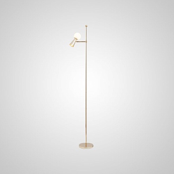 Торшер ABELINA FL Brass White by ImperiumLoft