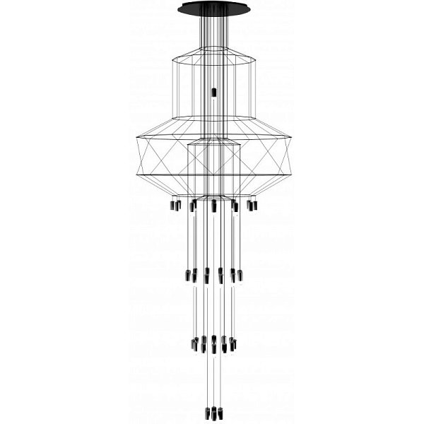 ПОДВЕСНОЙ СВЕТИЛЬНИК  VIBIA Wireflow Chandelier 0375
