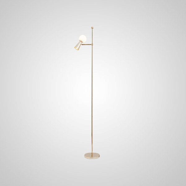Торшер ABELINA FL Brass White by ImperiumLoft
