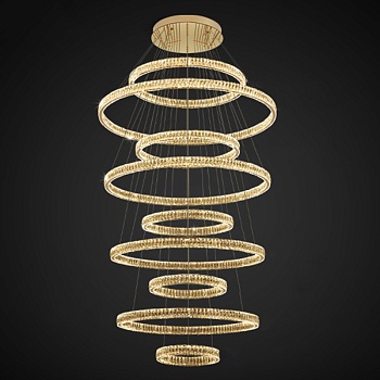 Подвесная люстра BERTOLDA B COMBO D40+90+50+100+60+110+70+120+80 by ImperiumLoft