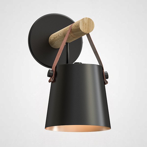 Бра NATURA C WALL Black by ImperiumLoft