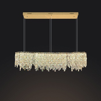 Реечный, рядный светильник MICHELLE LONG L120 Brass by ImperiumLoft