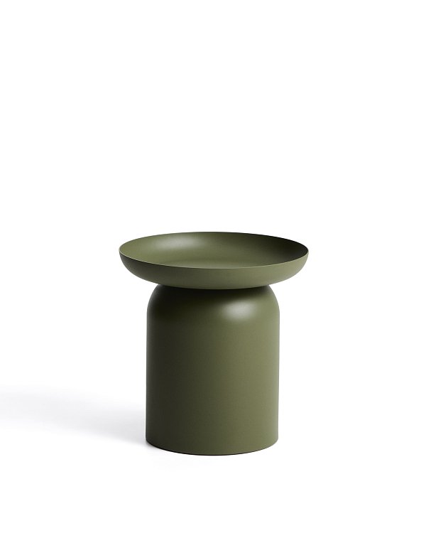 Уличный столик Arcola из зеленого алюминия, диаметр 45 см La Forma 482175