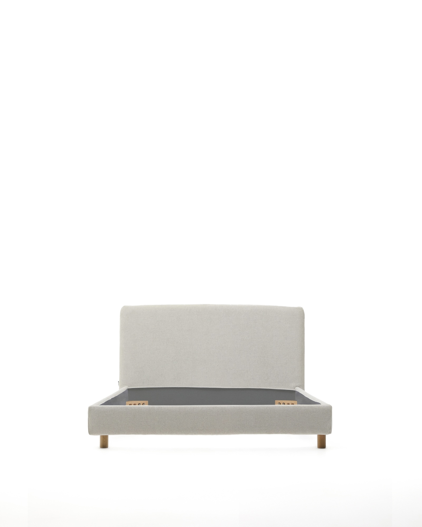 Кровать Valma из жемчужного шенилла со съемным чехлом для матраса 90 x 200 см La Forma (ex Julia Grup)