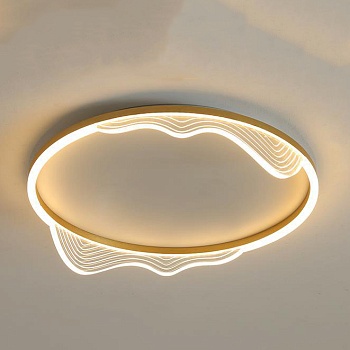 Потолочный светильник IZELIN D50 Brass by ImperiumLoft