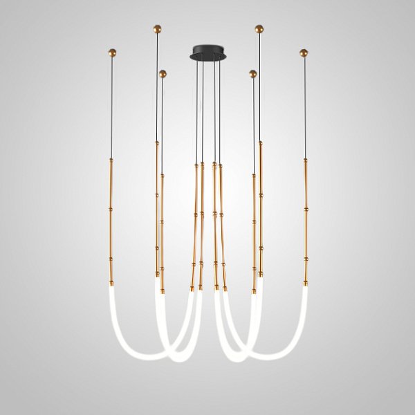 Подвесная люстра ALRIK CH Brass by ImperiumLoft