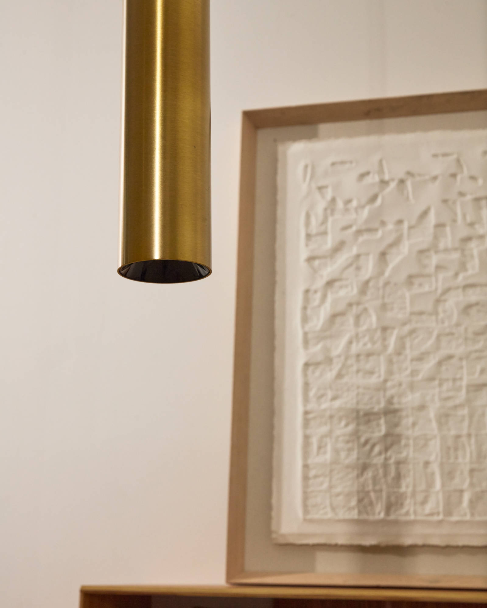 Подвесной светильник Andia из алюминия с золотой отделкой La Forma (ex Julia Grup)