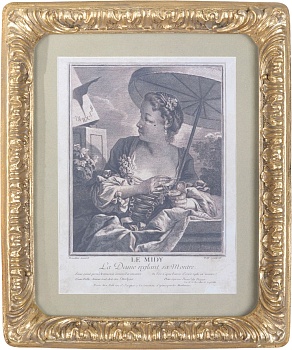 Панно настенное Дама с зонтиком, под старину Glasar 28-691