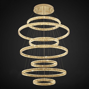 Подвесная люстра BERTOLDA B COMBO D50+90+60+100+70+110+80 by ImperiumLoft