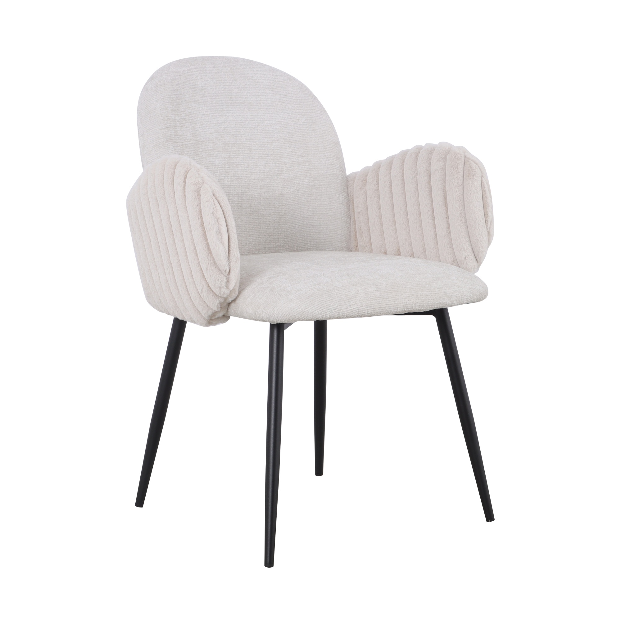 Стул обеденный Wave Stripes букле светло-серый Stool Group