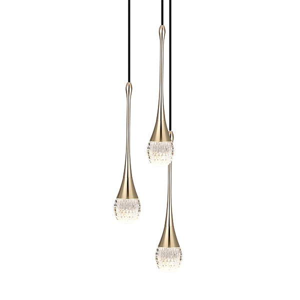 Подвесной светильник Delight Collection P0844-3B s-gold