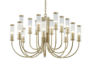Подвесная люстра Newport 4558+4+4/C gold