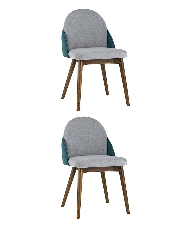 Стул HELGA светло-серый/бирюзовый 2 шт. Stool Group