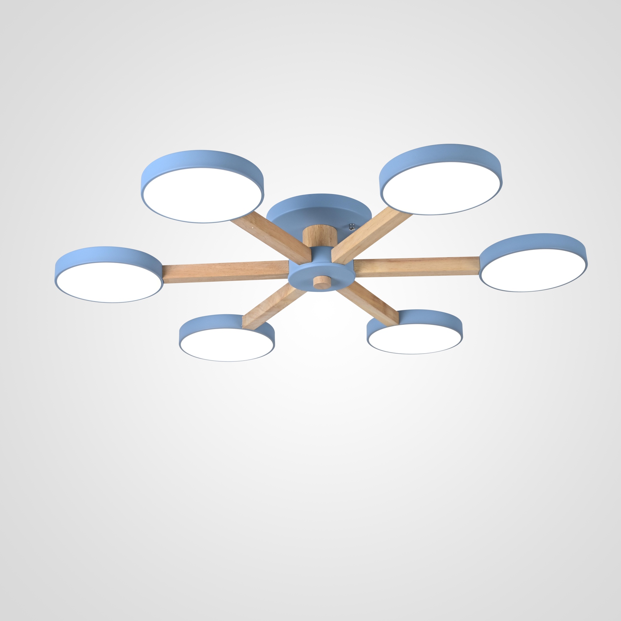 Потолочная люстра TURNA 6 Blue by ImperiumLoft