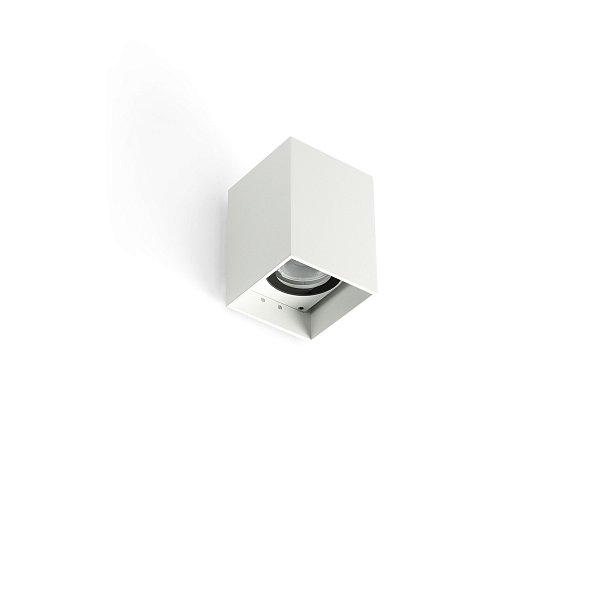 Уличный настенный светильник KOV квадратный белый LED 6W 2700K 34° Faro