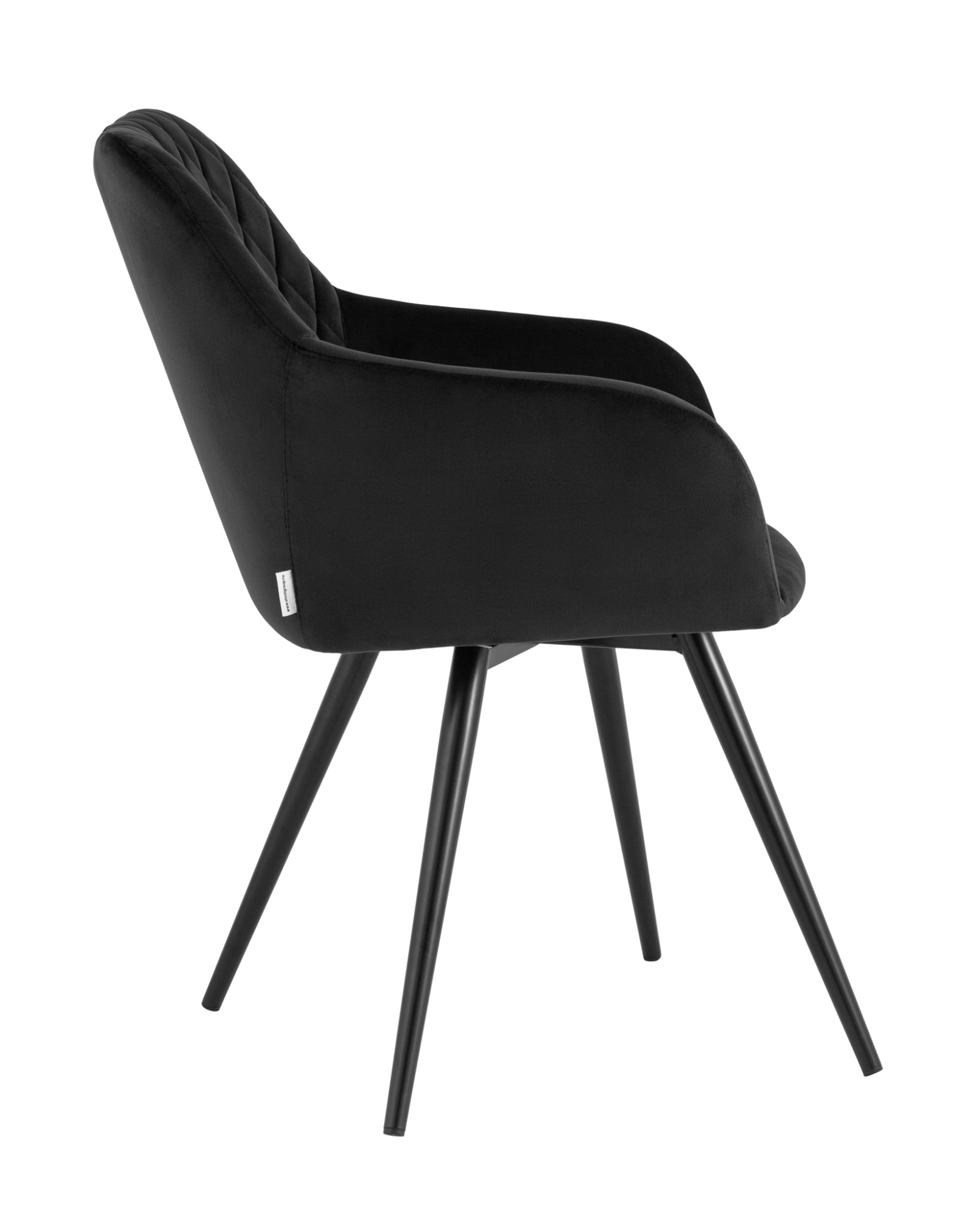 Стул вращающийся Дастин велюр черный Stool Group