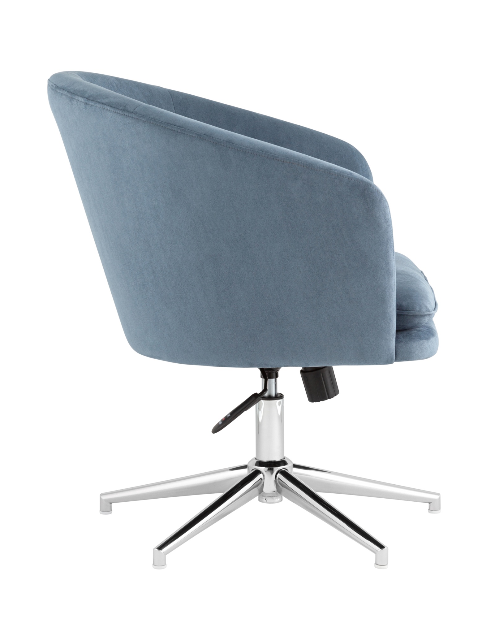 Кресло Харис регулируемое замша синий NC Stool Group