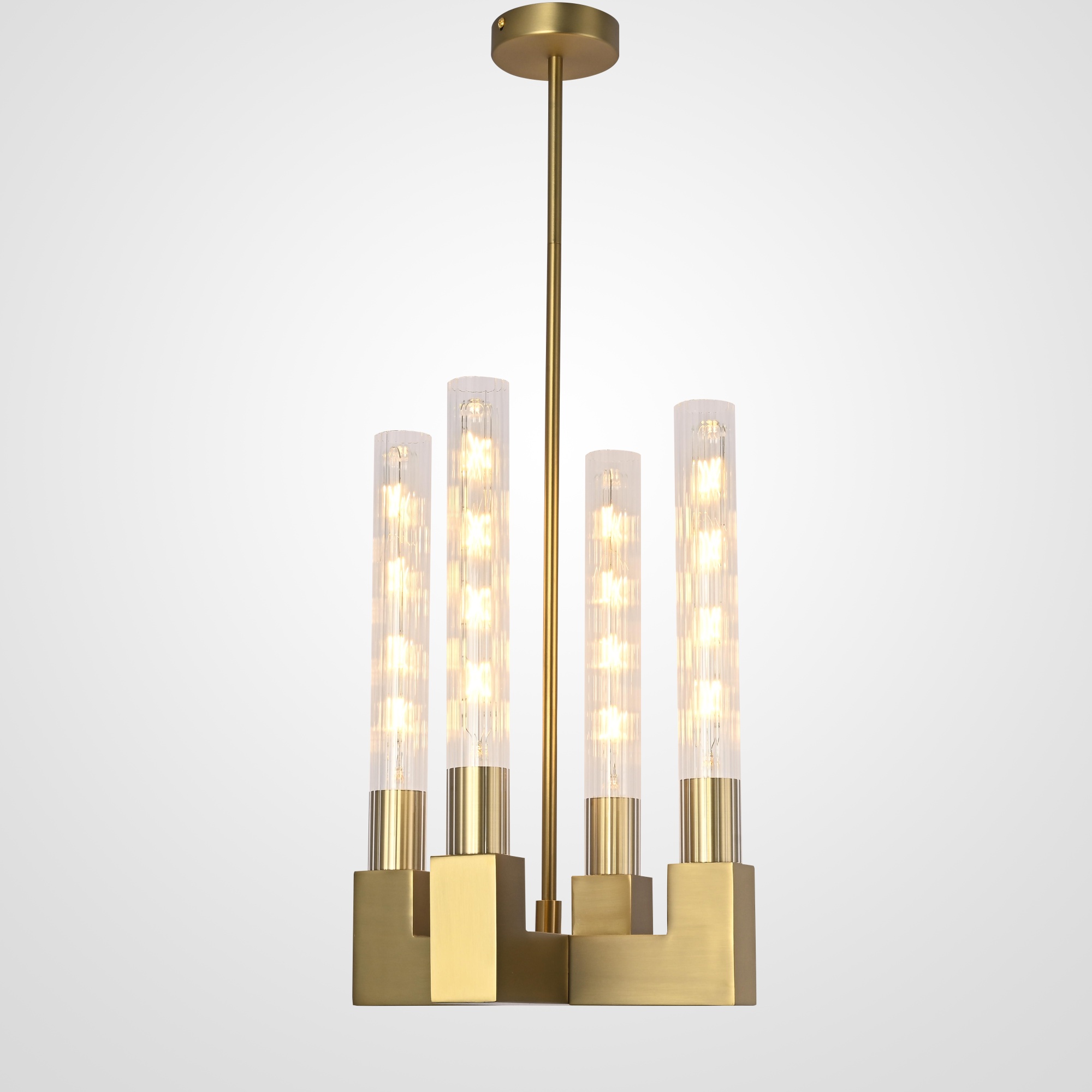 Люстра Rh Canelle Pendant Lamp 4 Modern Brass By Imperiumloft