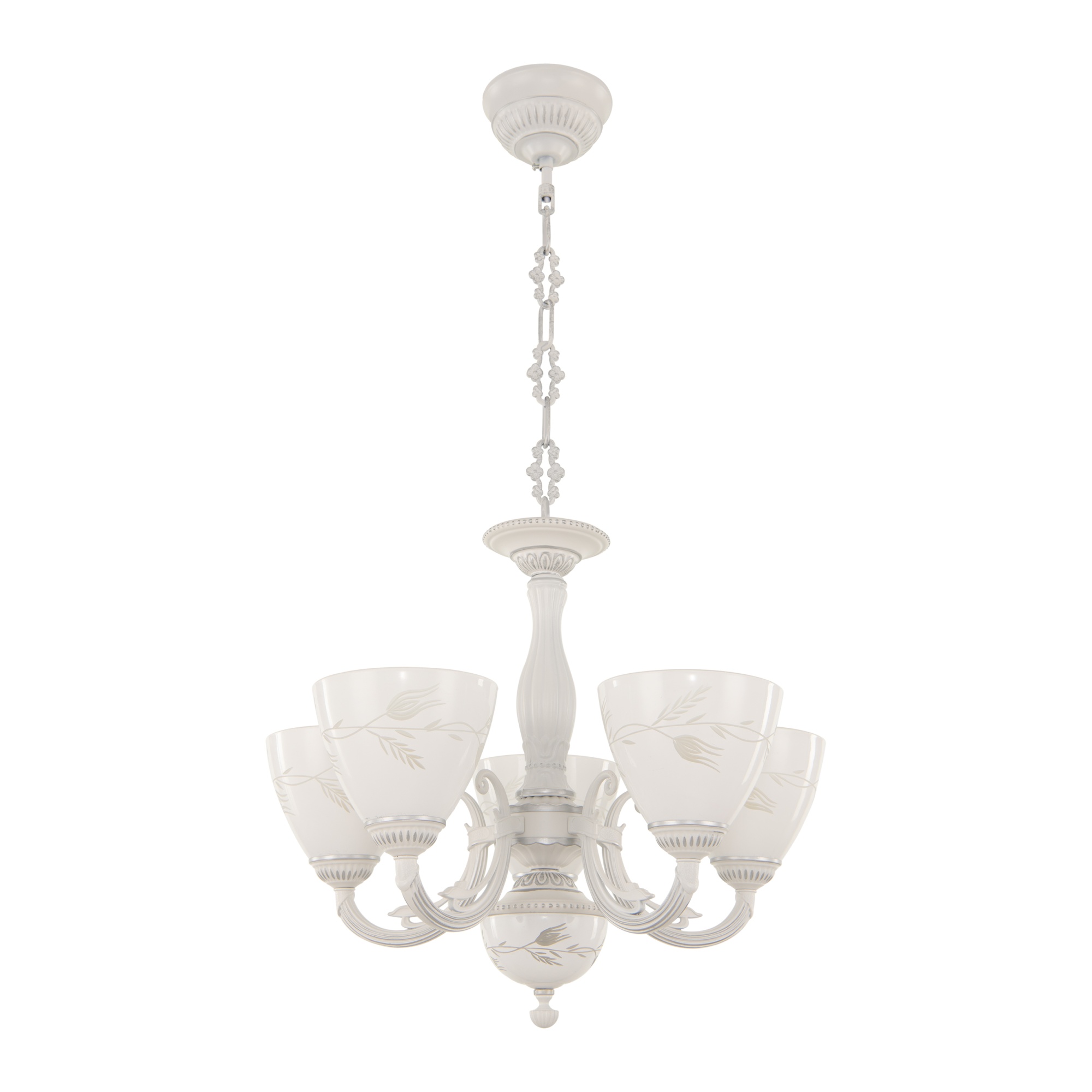 Люстра с плафонами 343659/5 WT+SL Arte Milano