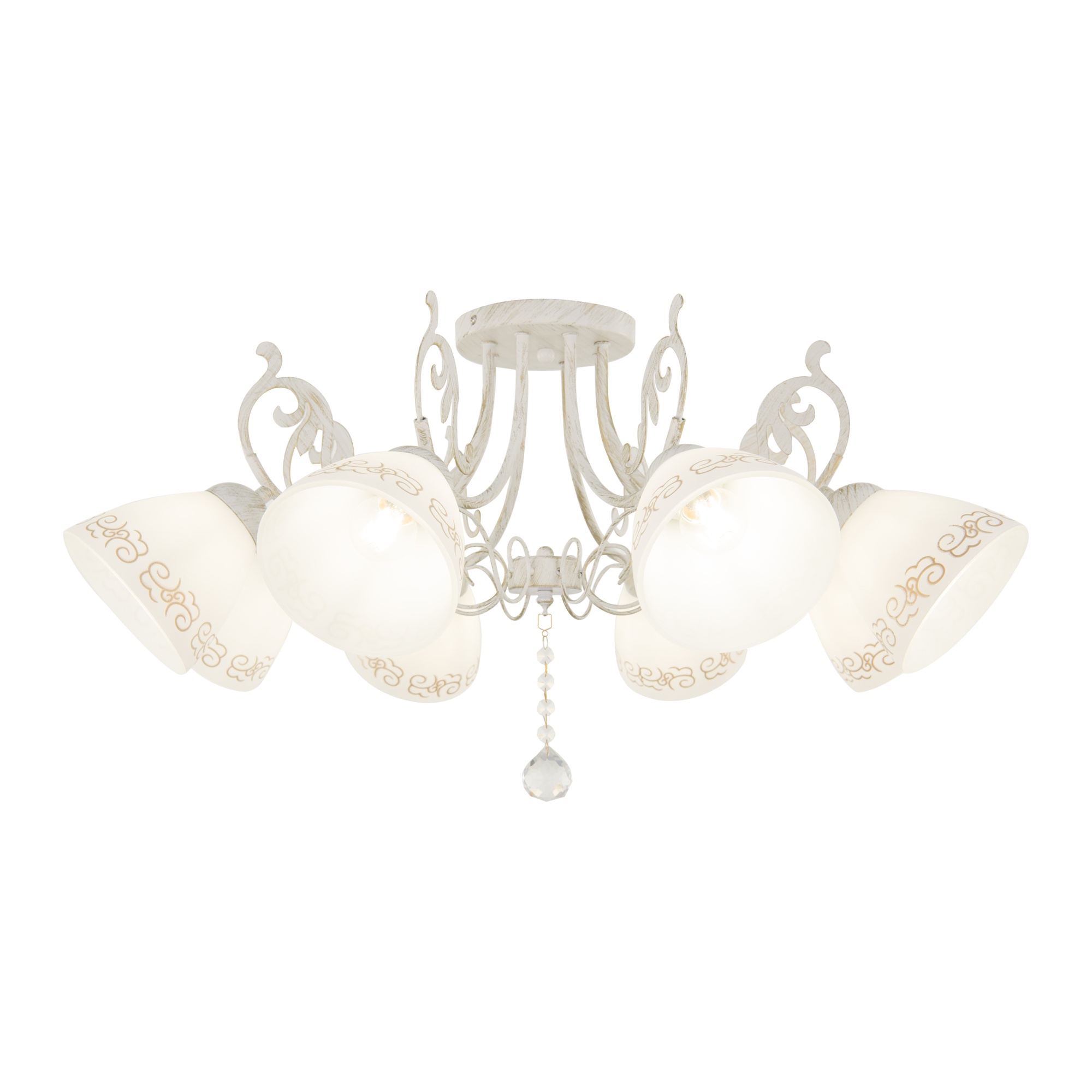 Люстра с плафонами 341900/8 WT+G Arte Milano