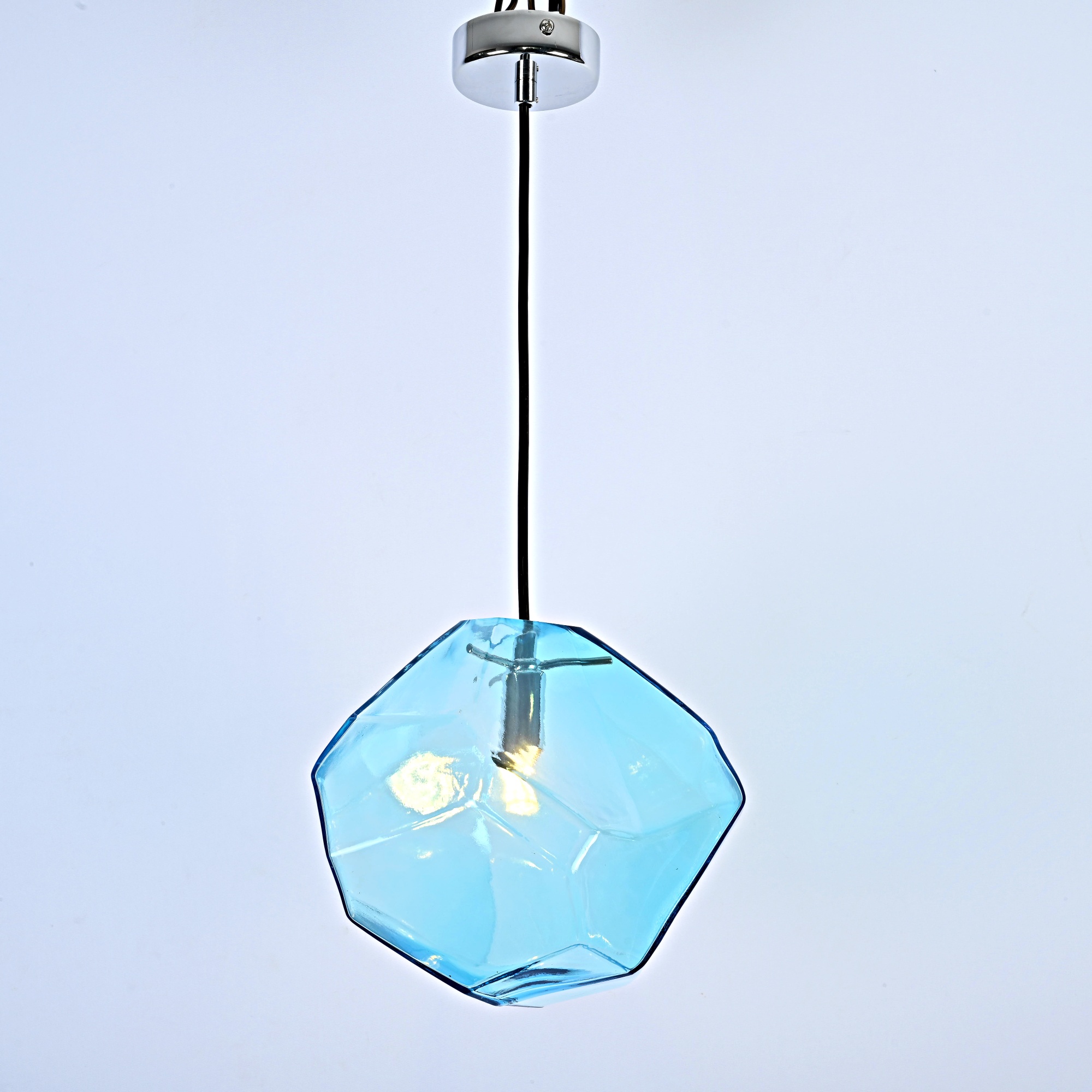 Подвесной Светильник Color Ice Cube Pendant Jevio 1 Голубой By Imperiumloft
