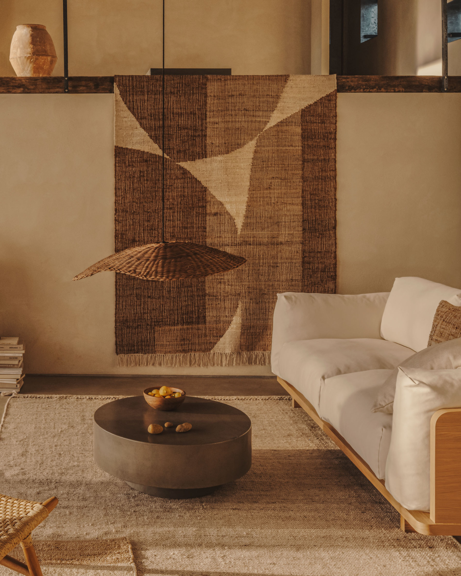 Garbet Журнальный столик цемент Ø 80 см La Forma 157027