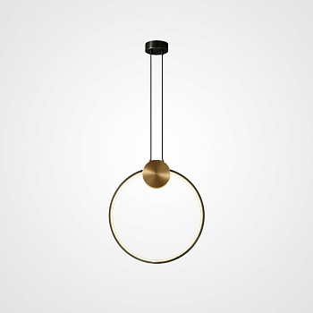Подвесной светильник WOLKE D40 Black by ImperiumLoft
