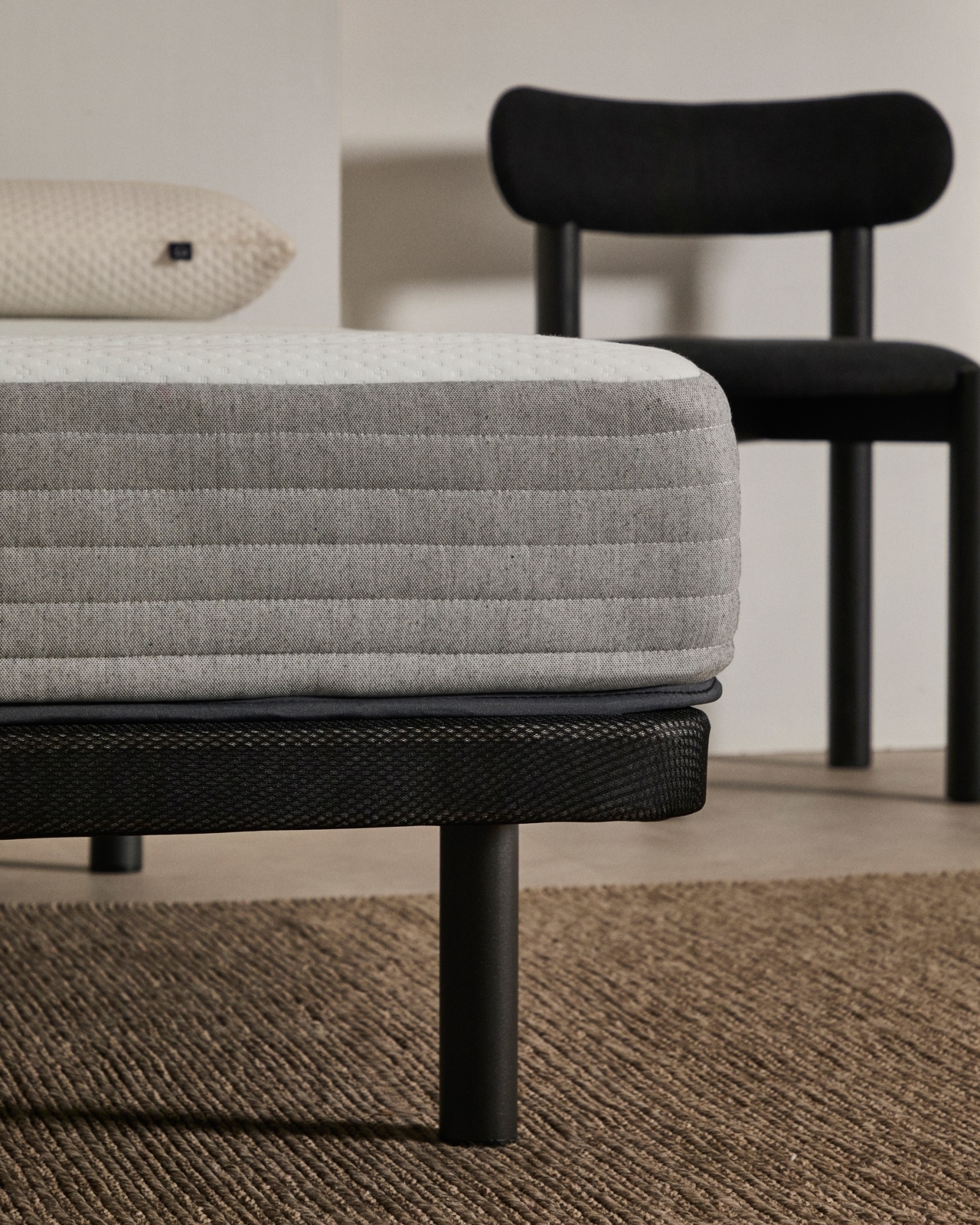 Основание для кровати Under 135x190 ткань 3D серый La Forma (ex Julia Grup)