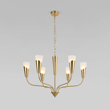 Подвесная люстра Eurosvet 60167/6 латунь