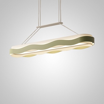 Реечный, рядный светильник FINIAN LONG Green by ImperiumLoft