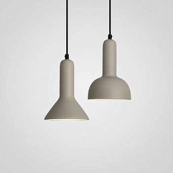 Подвесной светильник LINDSEY B (конус) Серый by ImperiumLoft
