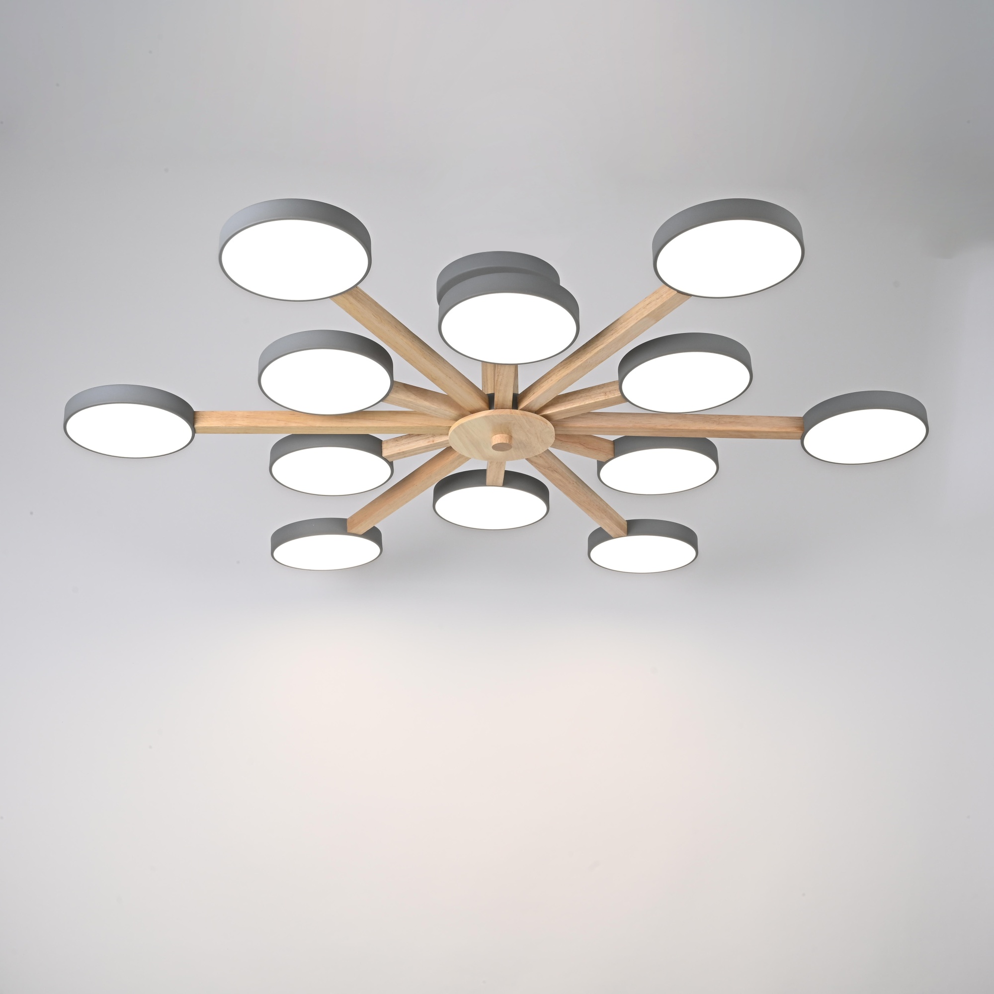 Потолочный светильник TURNA L12 Grey by ImperiumLoft