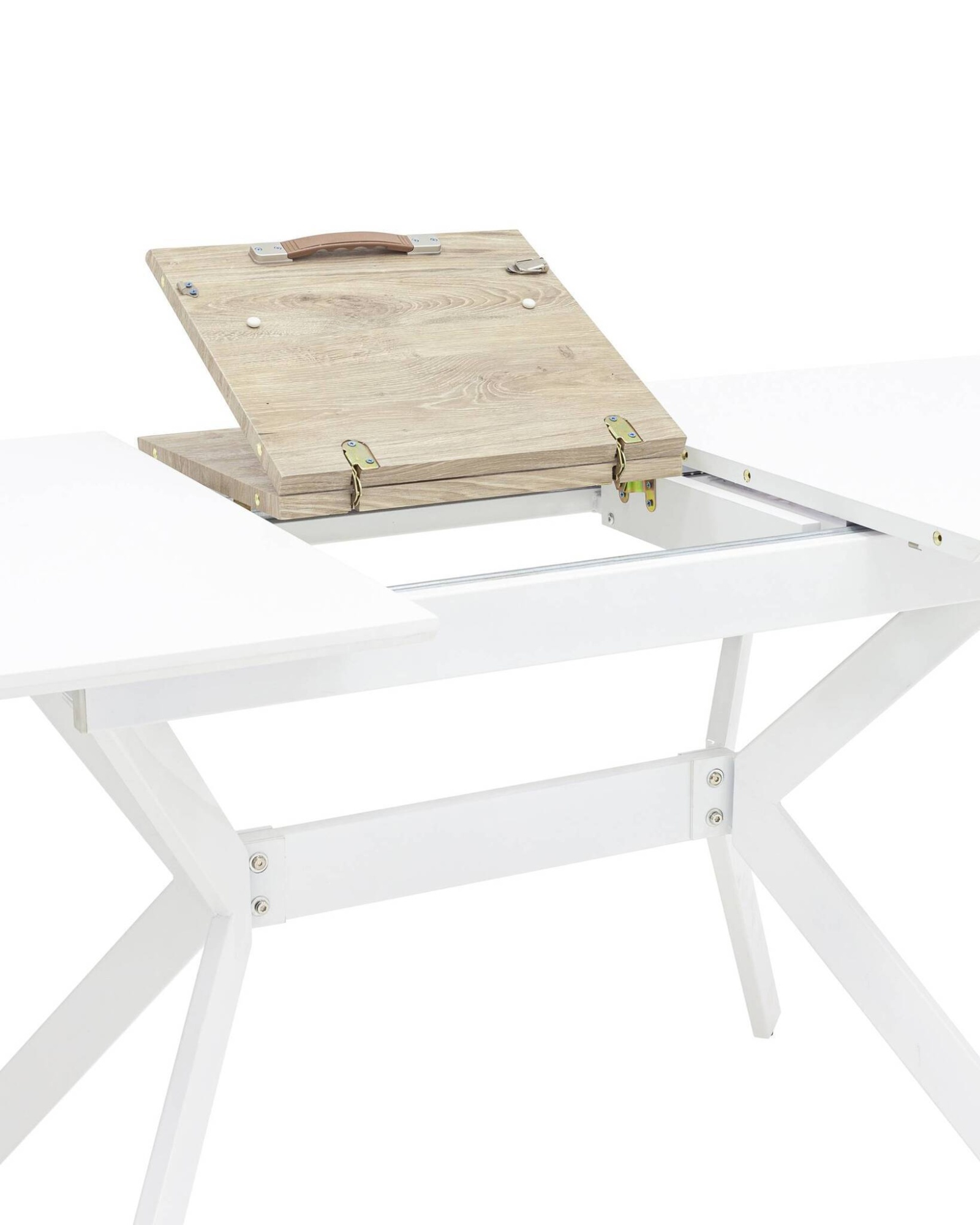 Стол обеденный Орландо раскладной 120-160*80 белый Stool Group