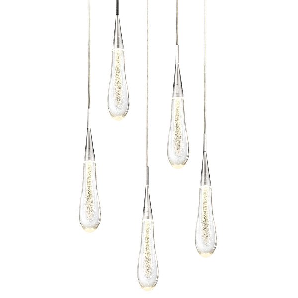 Подвесной светильник  Delight Collection Pour 5 silver